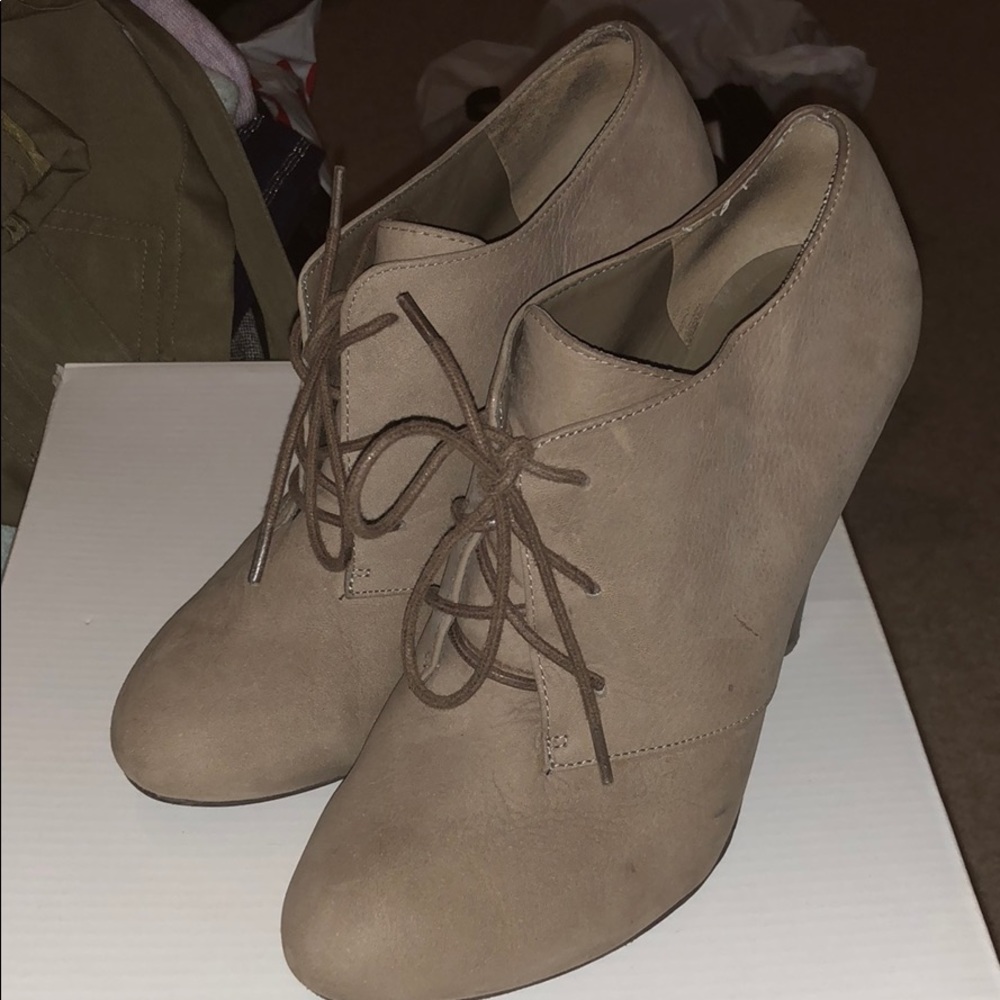 Aldo- taupe booties